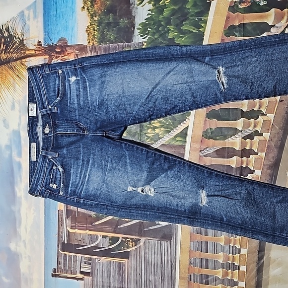 AG Adriano Goldschmied Distressed Skinny Jeans Size 26R - Picture 2 of 6